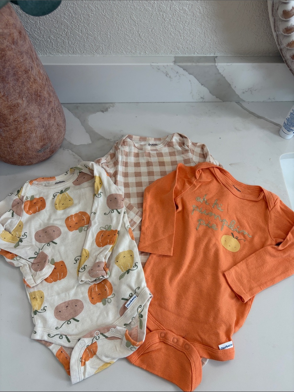 Gerber Fall Long-Sleeve Onesie 3 Piece Set